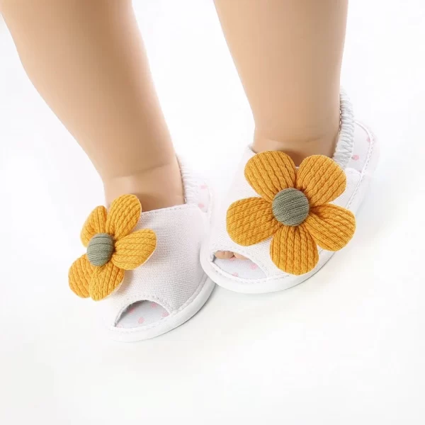 Adorable Party Princess Shoes for Toddler Girls - Floral Summer Beach Footwear 0-18 months - Image 2