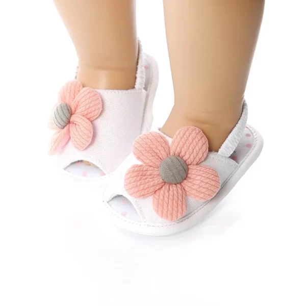 Adorable Party Princess Shoes for Toddler Girls - Floral Summer Beach Footwear 0-18 months - Image 4