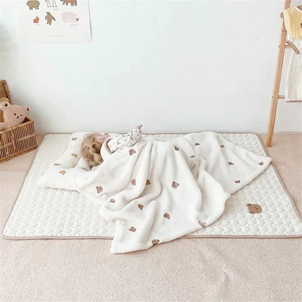 Baby Changing Mat Waterproof Pad Baby Items Reusable Diapers Nursery Body Extender Foldable Kindergarten Mattress Washable Sheet - Image 2