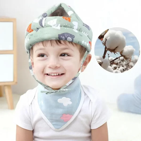 Baby Head Cushion Baby Walking Cotton Helmet With Y-Strap Baby Safety Products For Children's Playgrounds Home Nursery - Image 3