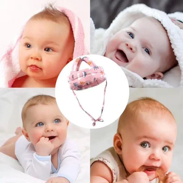 Baby Head Cushion Baby Walking Cotton Helmet With Y-Strap Baby Safety Products For Children's Playgrounds Home Nursery - Image 6