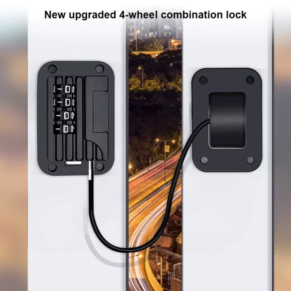 Baby Safety Cabinet Locks Digital Password Limit Positioning Combination Lock Child Safety Protection Sliding Window Door Locks - Image 6