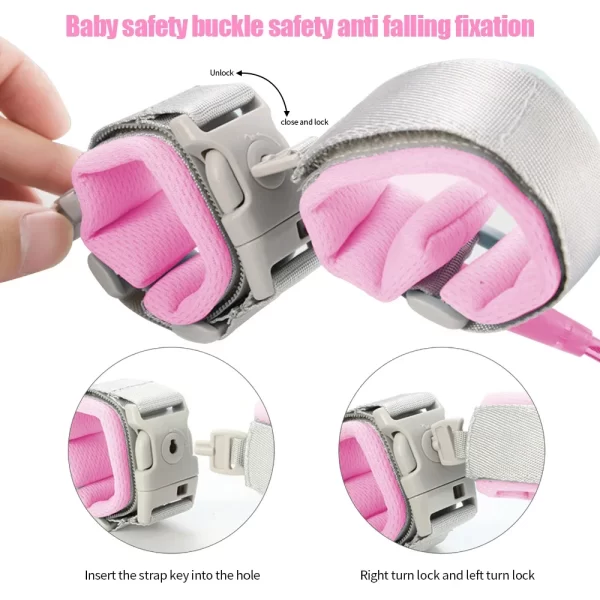 Baby Walking Safety Backpack Toddlers Leash Anti Lost Wrist Link Child Travel Bag for Kids Outdoor Activity Baby Accessories - Image 4