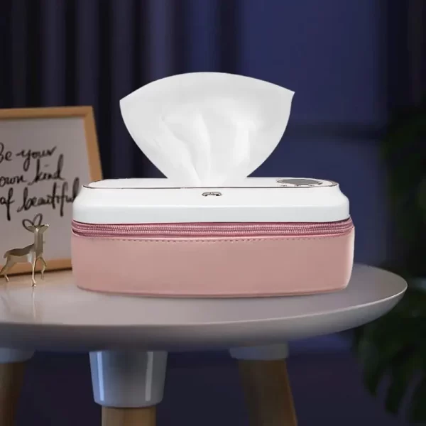 Baby Wet Wipe Heater USB Rechargeable Winter Wipe Warmer 45°C Thermostatic Wet Wipes Heating Box Household Wet Tissue Heater - Image 4