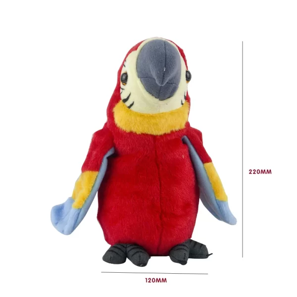 Cute Talking Parrot Toy Electric Talking Parrot Stuffed Plush Toy Bird Repeat What You Say Children Kids Baby Birthday Gifts - Image 3