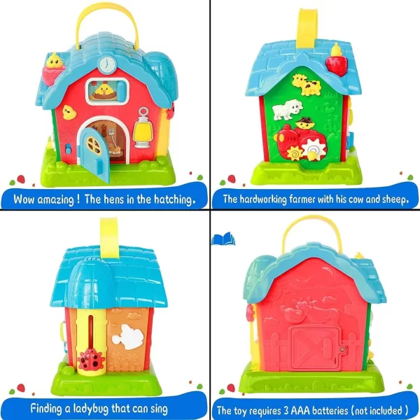 Musical Barn Activity Cube Learning Baby Toys Developmental Toddler Early Educational Baby Toys Interactive Toys - Image 3