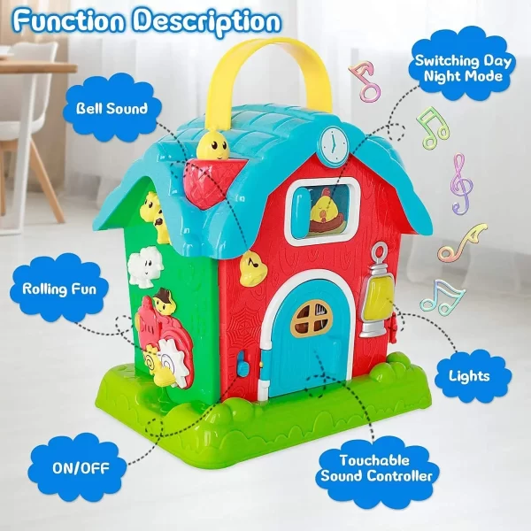 Musical Barn Activity Cube Learning Baby Toys Developmental Toddler Early Educational Baby Toys Interactive Toys - Image 6