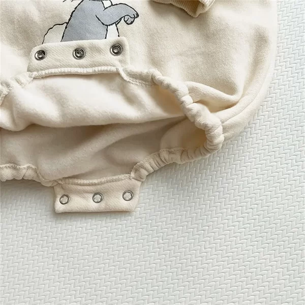 Newborn Infant Baby Girls Boys Autumn Print Cotton Long Sleeve Romper Bodysuit Clothes 18 Month Warm Suit Uncle Baby Clothes - Image 5
