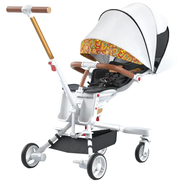 Stroller Children's Cart Lay Flat Prams Portable Travel Baby Carriage Luxury High Landscape Baby Seat Rotation Commutation