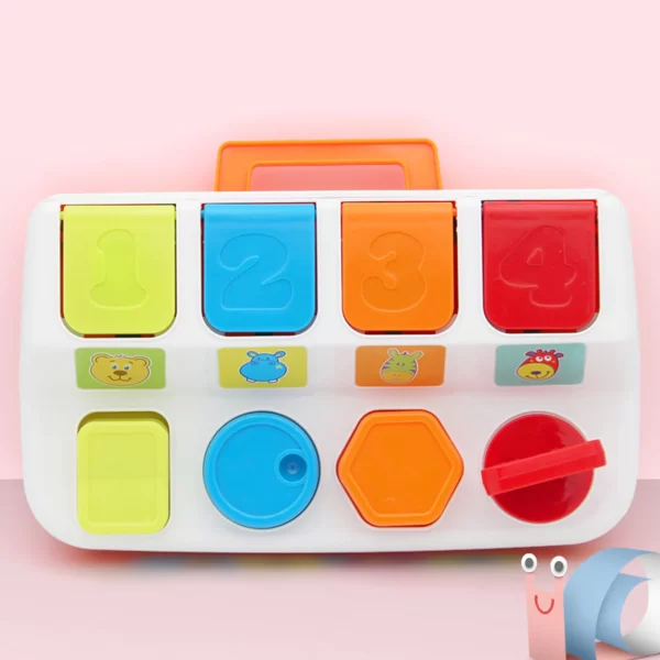 Toddlers Baby Learning Development Toy Game With Music Memory Training Interactive Pop-Up Shape Animals Baby Toys 6-12 Months - Image 6