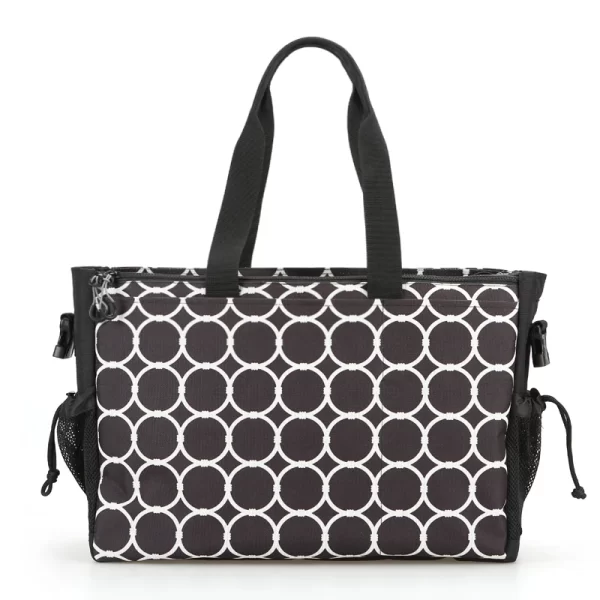 Waterproof Wetbag Polka-dot Baby Diaper Changing Bag Shoulder Stroller Bolso Maternidad Nappy Nursery Bags Set With Changing Pad - Image 4