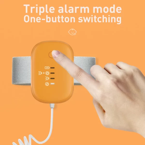 Wired Baby Bedwetting Alarm Pee Alarm for Boys Grils Kids Potty Training Elder Care 3 Alarm Modes Magnetic Suction/Clip-on - Image 4