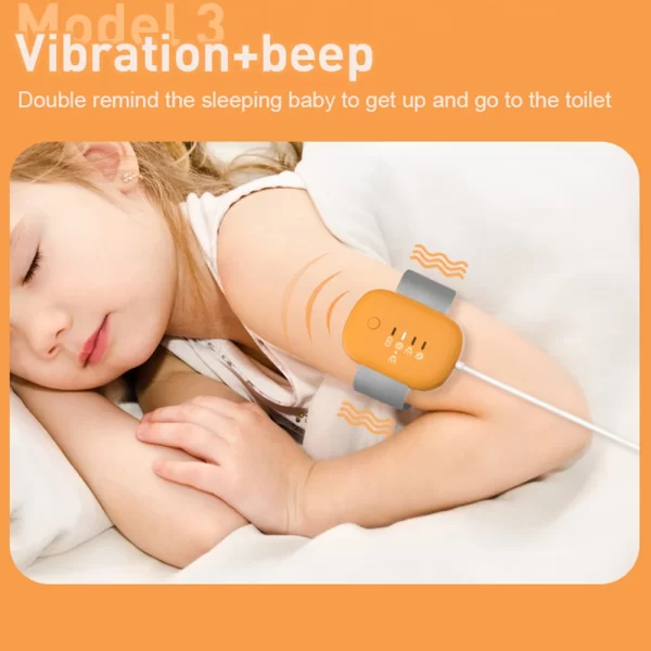 Wired Baby Bedwetting Alarm Pee Alarm for Boys Grils Kids Potty Training Elder Care 3 Alarm Modes Magnetic Suction/Clip-on - Image 6