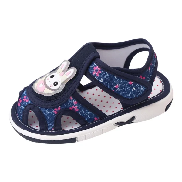 Summer Children Infant Walking Shoes Girls Sandals Flat Sole Non Slip Lightweight Hollow Breathable Toddler Girls Beach Sandal - Image 3