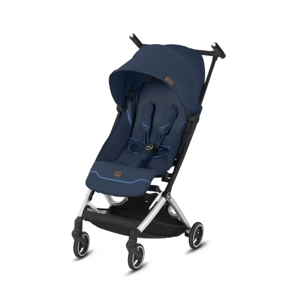 gb Pockit All City, Ultra Compact Lightweight Travel Stroller with Front Wheel Suspension, Full Canopy, and Reclining Seat in
