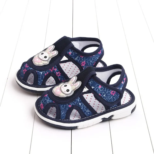 Summer Children Infant Walking Shoes Girls Sandals Flat Sole Non Slip Lightweight Hollow Breathable Toddler Girls Beach Sandal - Image 4