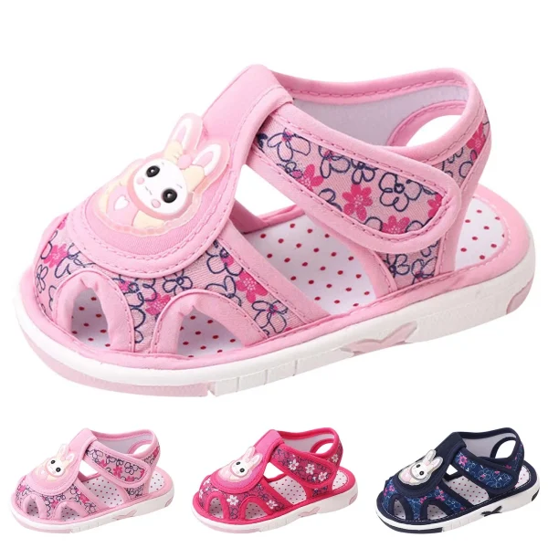 Summer Children Infant Walking Shoes Girls Sandals Flat Sole Non Slip Lightweight Hollow Breathable Toddler Girls Beach Sandal - Image 2