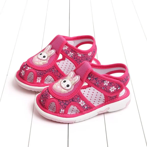 Summer Children Infant Walking Shoes Girls Sandals Flat Sole Non Slip Lightweight Hollow Breathable Toddler Girls Beach Sandal - Image 6