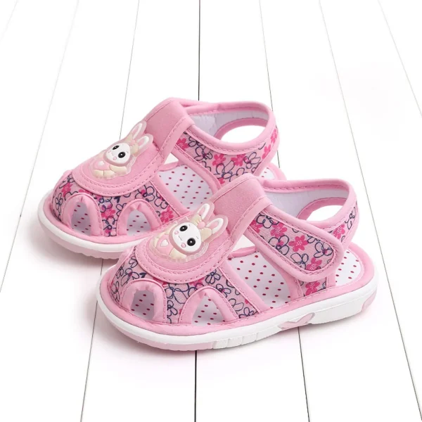 Summer Children Infant Walking Shoes Girls Sandals Flat Sole Non Slip Lightweight Hollow Breathable Toddler Girls Beach Sandal - Image 5