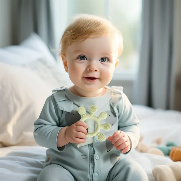 Safe Silicone Baby Teether | Food-Grade Animal Design (0-12 Months) - Image 2
